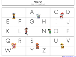 The set is as follows: Free Paw Patrol Kindergarten Printables 1 1 1 1