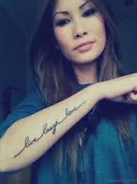 This tattoo comes in the form of a rope tied around the arm. 105 Brilliant Wording Tattoos On Arm