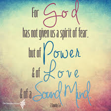 Do you run with this vain imagination and thereby feed this spirit? 2 Timothy 2 7 God Does Not Give Us A Spirit Of Fear Bible Verse Scripture Design Spirit Of Fear Faith Encouragement Scripture Quotes