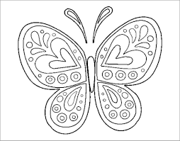 These butterflies are only waiting for pretty colors to take live and to fly ! Butterfly Coloring Pages Printable Coloringbay