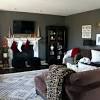 Simple living room christmas decor. 1