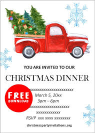 Billed annually $99, free 5 users included. Free Printable Christmas Dinner Party Invitations Templates