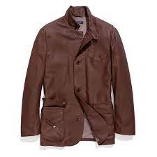 Roadster Villa D Este Elk Leather Cool Jackets Outerwear Jackets Casual