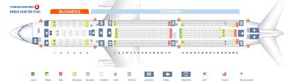 Seat Map Airbus A340 300 Turkish Airlines Best Seats In The