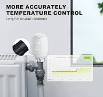 GIRIER TRV ZigBee Thermostatic Radiator Valve Tuya Smart Radiator  Thermostat Programmable Temperature Controller Work with Alexa - AliExpress