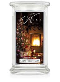 Cozy Christmas Scented Candle Large 2 Wick Jar Kringle Candle