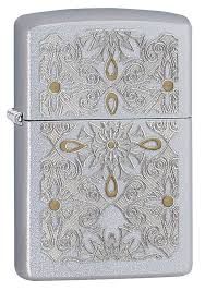 Zippo Classical Curve Satin Chrome Lighter Zippo Lighter Zippo Zippo Lighter Fluid