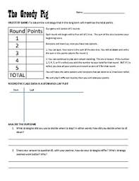 Greed is one of the most addictive dice we play this game allllll the time. The Greedy Pig Probability Game By Math In A Cowtown Tpt