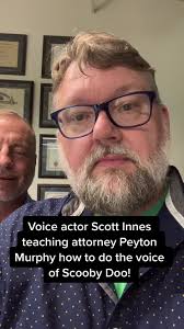 Cartoon voice actor SCOTT INNES teaching his friend Attorney PEYTON MURPHY  how to doo the Scooby Doo voice!!!😂🤦‍♂️🤣💥@Attorney Peyton Murphy  #scooby #scoobydoo #scoobydooimpression ...