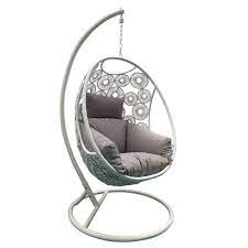 Shop for hanging chair at bed bath & beyond. Havana Hanging Egg Chair In White With Stand