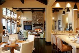 For more definition, incorporate a focal point in each adjacent space. Open Concept Kitchen And Living Room Decor Modernize