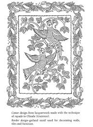 Welcome To Dover Publications Mexican Folk Art Coloring Books Coloring Pages