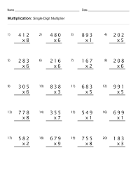 4th Grade Multiplication Worksheets Best Coloring Pages For Kids 4th Grade Math Worksheets Multiplication Worksheets Math Worksheets