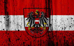 Download Wallpapers Austria National Football Team 4k Logo Grunge Europe Football Stone Texture Soccer Austria European National Teams Besthqwallpapers Sports Wallpapers National Football Teams Football Team