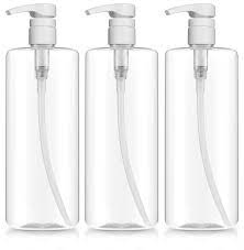 Find cheap, sturdy and recyclable shampoo bottle size. Amazon Com Bar5f Empty Shampoo Pump Bottles 32oz 1liter Bpa Free Plastic Pete1 Cylinder Pack Of 3 Beauty