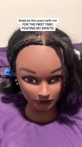 A Video of People Braiding Scouts Closely