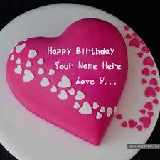 Birthday Wishes Card For Lover With Name Birthday Romantic Love Cake Name Wishes Pictures Sent Online Happy Birthday Cake Images Cake Name Love Cake