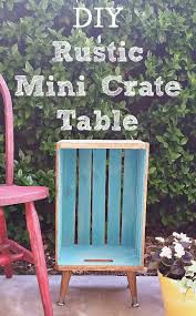 See more ideas about rustic wooden box, wooden boxes, crates. 41 Of The Best Ways To Repurpose Old Wooden Crates Pillar Box Blue