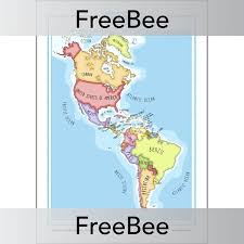Map Of America For Kids America Map South America Map Map Activities