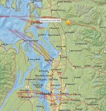 Earthquake Fault Lines In Snohomish County Red Crayon Like Lines Fall City Marysville Red Crayon