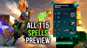 Rubick Arcana Magus Cypher All 115 Spells Custom Effects Full Preview Dota 2 Youtube