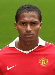 Antonio Valencia of Manchester United poses at the annual club...