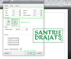 Setelah kita membuat beberapa paragraf, ada kalanya kita ingin berpindah halaman. Cara Membagi Satu Kertas Menjadi Dua Halaman Di Microsoft Word Santri Drajat