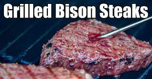 Bison steaks are a great alternative to beef steaks. Grilled Bison Steaks Lean And Delicious Kitchen Laughter