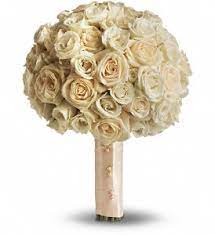 Fresh flowers from busy bee florist, a reliable local florist in newton, ma. Teleflora S Blush Rose Bouquet Wedding Bouquet In Auburndale Fl The House Of Flowers