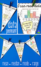 Data Pennant Summer School Math Middle School Math Differentiation Math