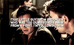 Whatever you want me to do. Do You Fondue That Little Guy From Brooklyn Who Was Too Dumb To Run Away From A Fight I M Followi Steve Rogers Bucky Barnes Captain America Bucky And Steve