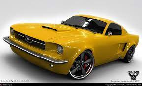 Ford Mustang 65 Custom By Arturo Garcia 3d Cgsociety Ford Mustang Mustang Cars Ford Mustang Fastback