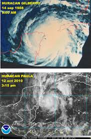 14 septiembre, 2020, 12:28 pm. Huracan Gilberto Paula Comparacion