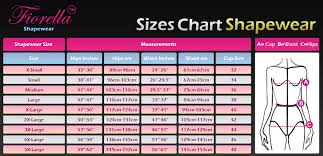 shapewear size chart kids shoe stores canada