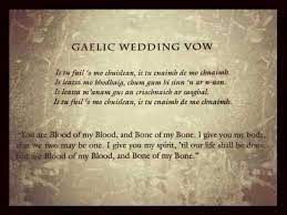 Gaelic Wedding Vow Outlander Outlander Quotes Outlander Book
