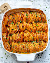 This Creamy Sweet Potato Bake Is A Holiday Side Dish Show Stopper Recipe Clean Food Crush Savory Sweet Potato Recipes Clean Recipes