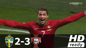 Portugal will host sweden in the first leg of the world cup qualifier playoffs on friday, november 15th, 2013 at estadio da luz in lisbon. Were You Watching Blatter Ronaldo Deserves To Be Crowned World No 1 After Knocking Out Zlatan S Swedes Visionsport
