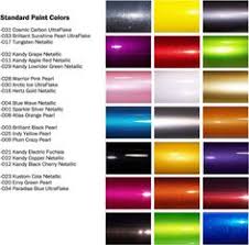 7 Best Auto Paint Color Charts Images Paint Color Chart