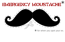 When You Spot Your Ex Straw Decorations Moustache Party Moustache