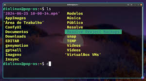 Terminal com código
