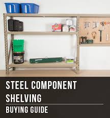 Learn how to make these stylish floating shelves for your home using materials and tools from menards.see more make it with menards videos. Steel Component Shelving Buying Guide At Menards