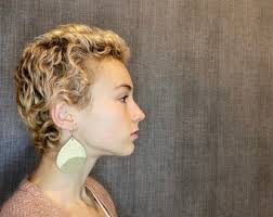 Large Tear Drop Leather Earrings