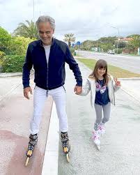 A filmed musical production featuring andrea bocelli singing across various spots in malta will air on television on new year's eve. Virginia Bocelli Veronica Berti And Andrea Bocelli S Daughter Age 2020 Birthday Photos