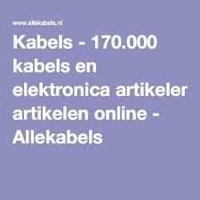 Visit again this site for more special coupons, promos and offers. 170 000 Kabels En Elektronica Artikelen Online Allekabels Elektronica Kabel Artikel