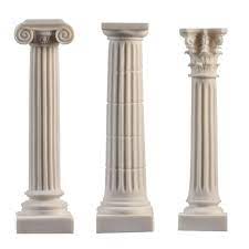 Greek Column Set Corinthian Ionic Doric Order Architecture Alabaster Ebay Greek Columns Corinthian Order Doric