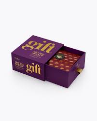 Opened Matte Gift Box Mockup Half Side View In Box Mockups On Yellow Images Object Mockups Box Mockup Free Mockup Mockup Free Psd