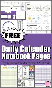Free Daily Calendar Notebook In 2020 Daily Calendar Notebook Calendar Notebook Daily Calendar Activities