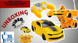Transformation car bumblebee optimus prime megatron decepticons toys figure gift. Remote Control Bumblebee Car Toy L Unboxing Youtube