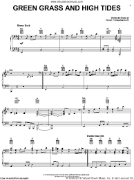 Try landscape mode instead of portrait. Outlaws Green Grass And High Tides Sheet Music For Voice Piano Or Guitar