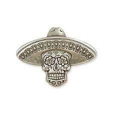 Sombrero skull rubber stamp mounted wood block art stamp. Sugar Skull Concho Sombrero Leder Hobby Fachhandel Fur Sattler Lederhandwerk